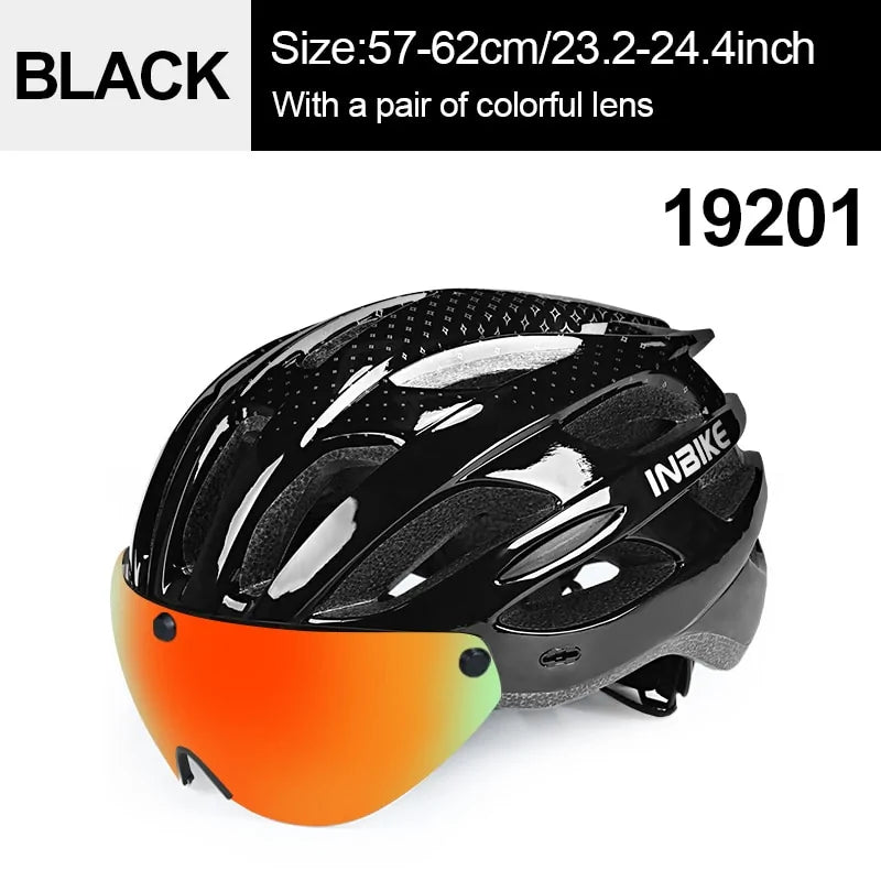 Cycling Helmet with Goggles Ultralight