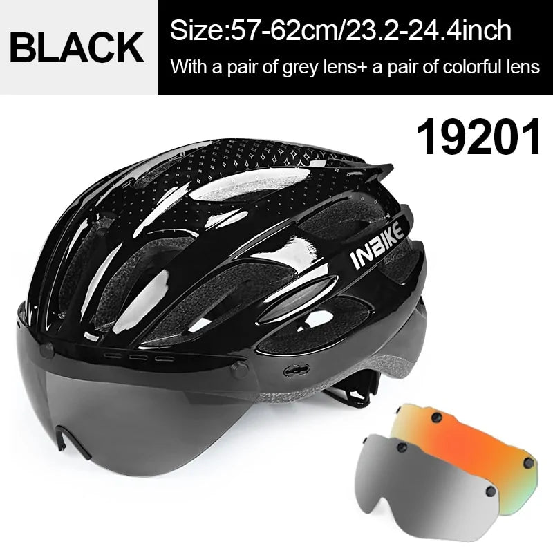 Cycling Helmet with Goggles Ultralight