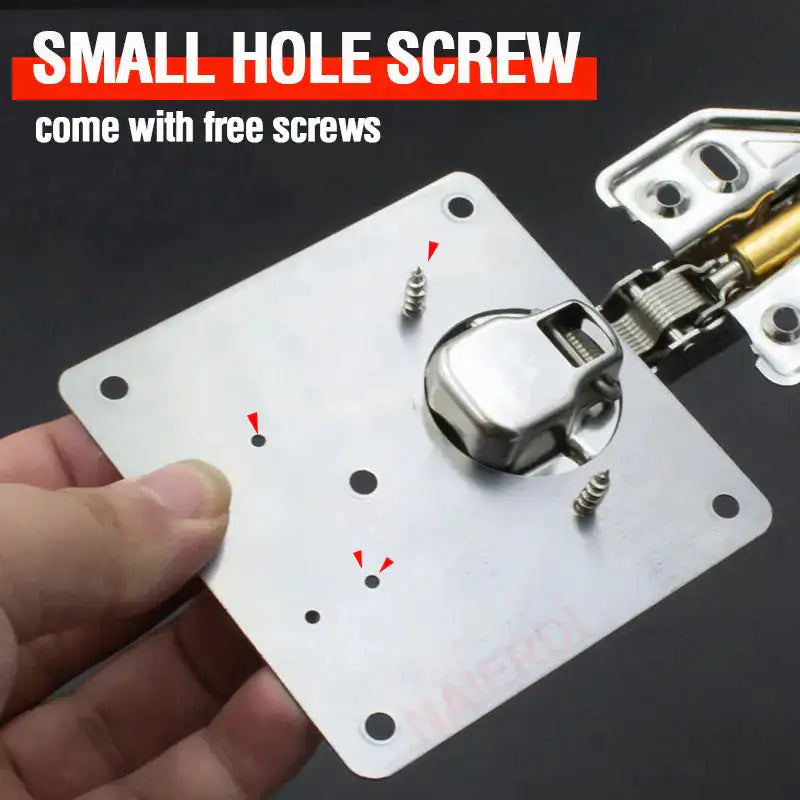 Stainless Steel Furniture Cabinet Door Hinge Repair Plate